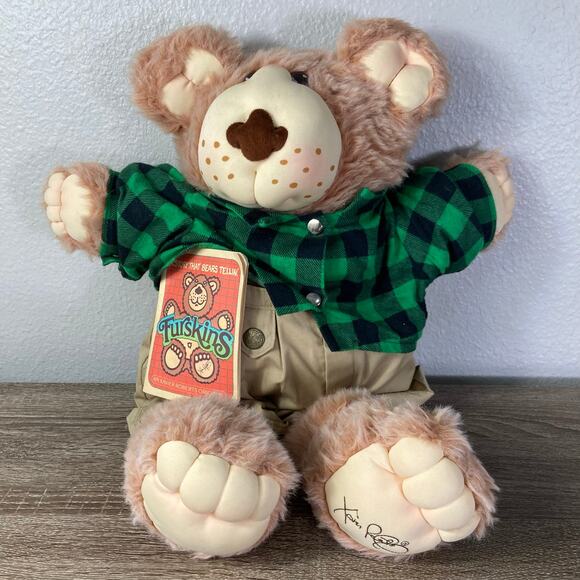 Vintage 1985 Furskins Plush Bear by Xavier Roberts Original Appalachian Artworks - Picture 2 of 15